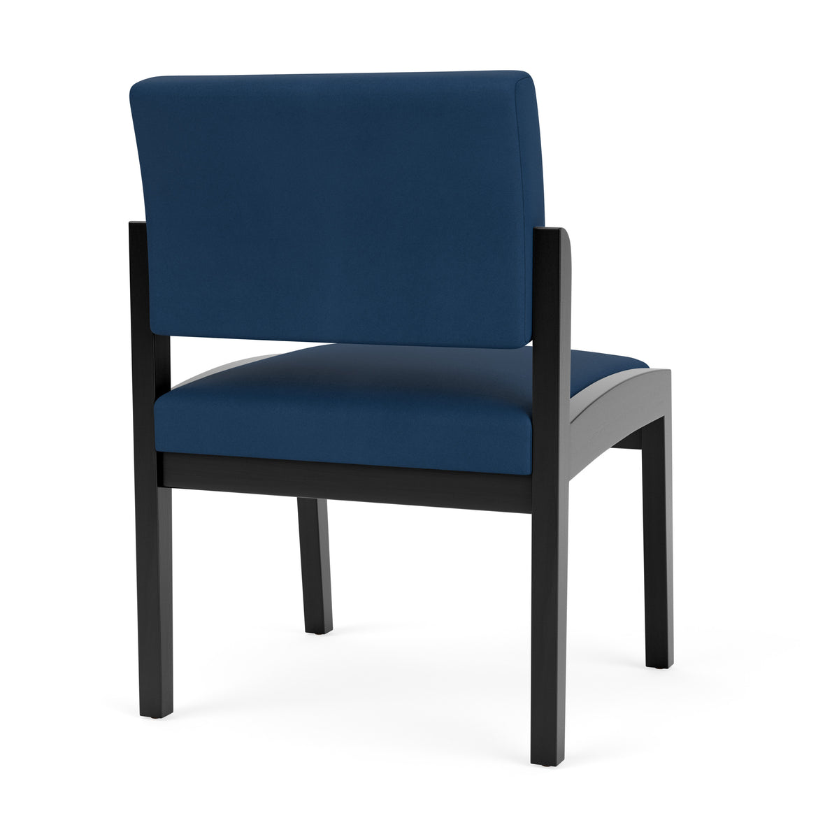 Lenox Wood Waiting Reception Armless Guest Chair Wood Frame