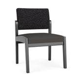 Lenox Wood Waiting Reception Armless Guest Chair Wood Frame