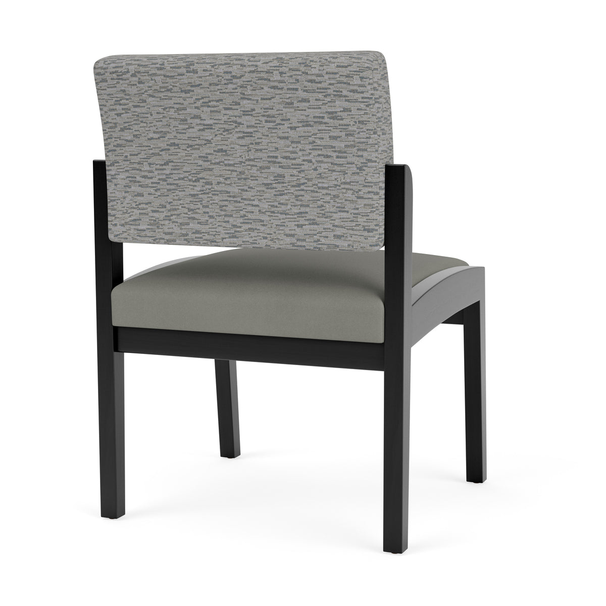 Lenox Wood Waiting Reception Armless Guest Chair Wood Frame