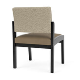 Lenox Wood Waiting Reception Armless Guest Chair Wood Frame