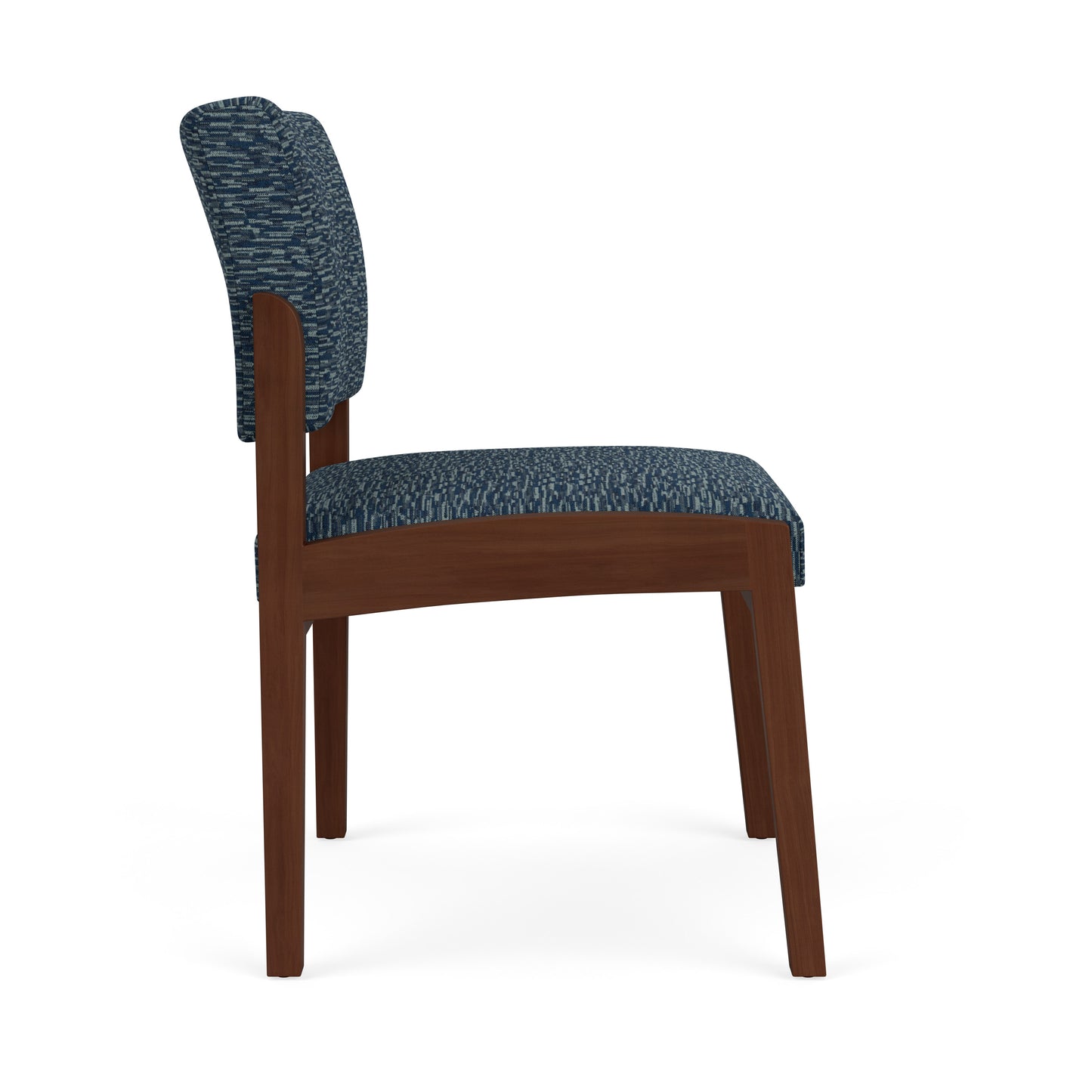 Lenox Wood Waiting Reception Armless Guest Chair Wood Frame