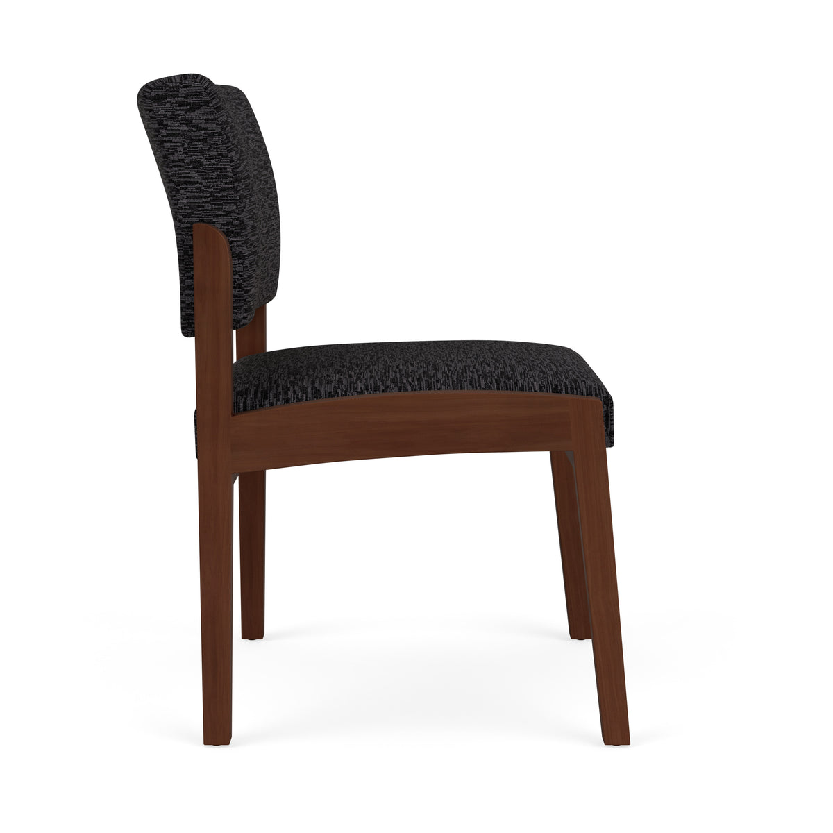 Lenox Wood Waiting Reception Armless Guest Chair Wood Frame