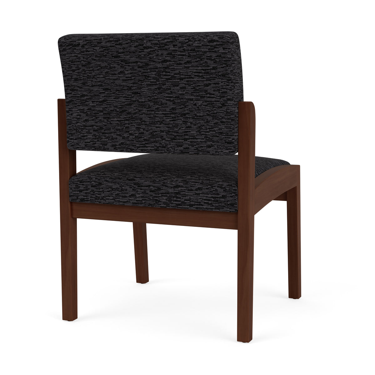 Lenox Wood Waiting Reception Armless Guest Chair Wood Frame