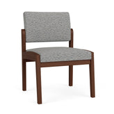 Lenox Wood Waiting Reception Armless Guest Chair Wood Frame