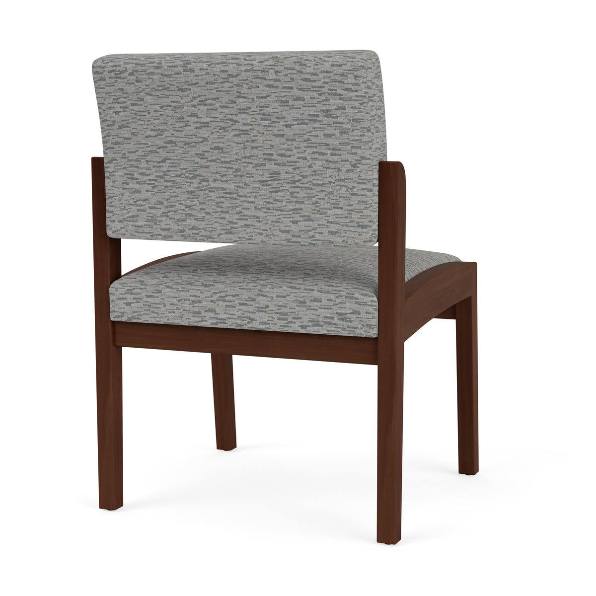 Lenox Wood Waiting Reception Armless Guest Chair Wood Frame