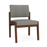 Lenox Wood Waiting Reception Armless Guest Chair Wood Frame