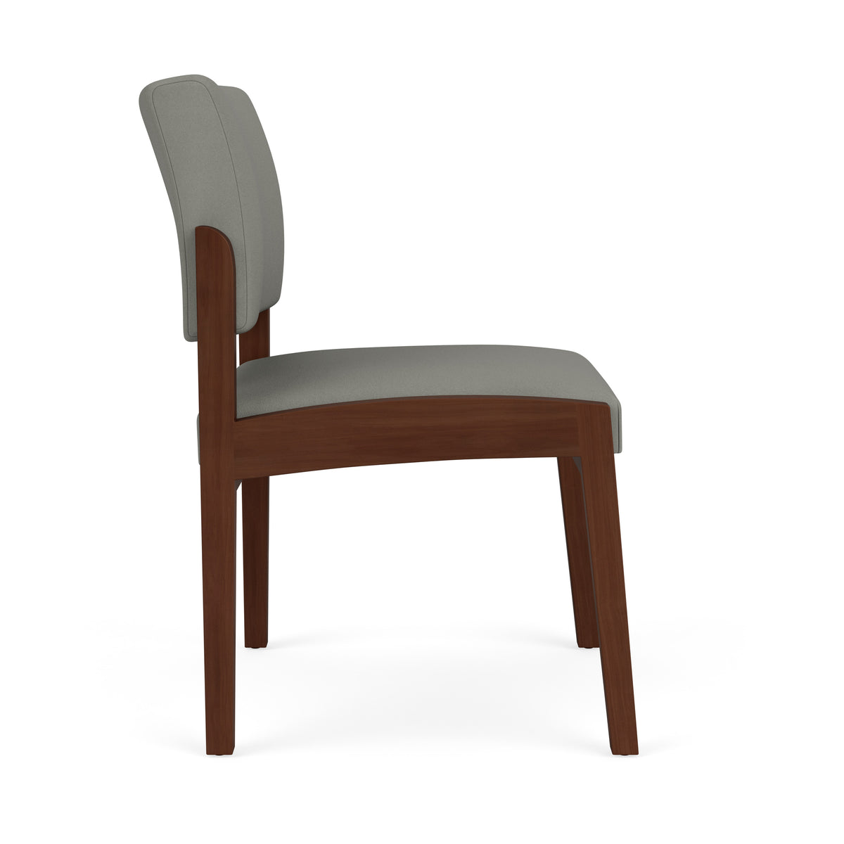 Lenox Wood Waiting Reception Armless Guest Chair Wood Frame
