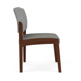 Lenox Wood Waiting Reception Armless Guest Chair Wood Frame