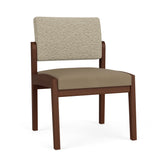 Lenox Wood Waiting Reception Armless Guest Chair Wood Frame