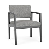 Lenox Wood Waiting Reception Wide Guest Chair Wood Frame