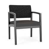 Lenox Wood Waiting Reception Wide Guest Chair Wood Frame