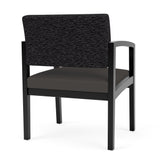 Lenox Wood Waiting Reception Wide Guest Chair Wood Frame