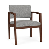 Lenox Wood Waiting Reception Wide Guest Chair Wood Frame