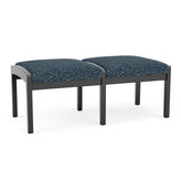Lenox Wood Waiting Reception 2 Seat Bench Wood Frame