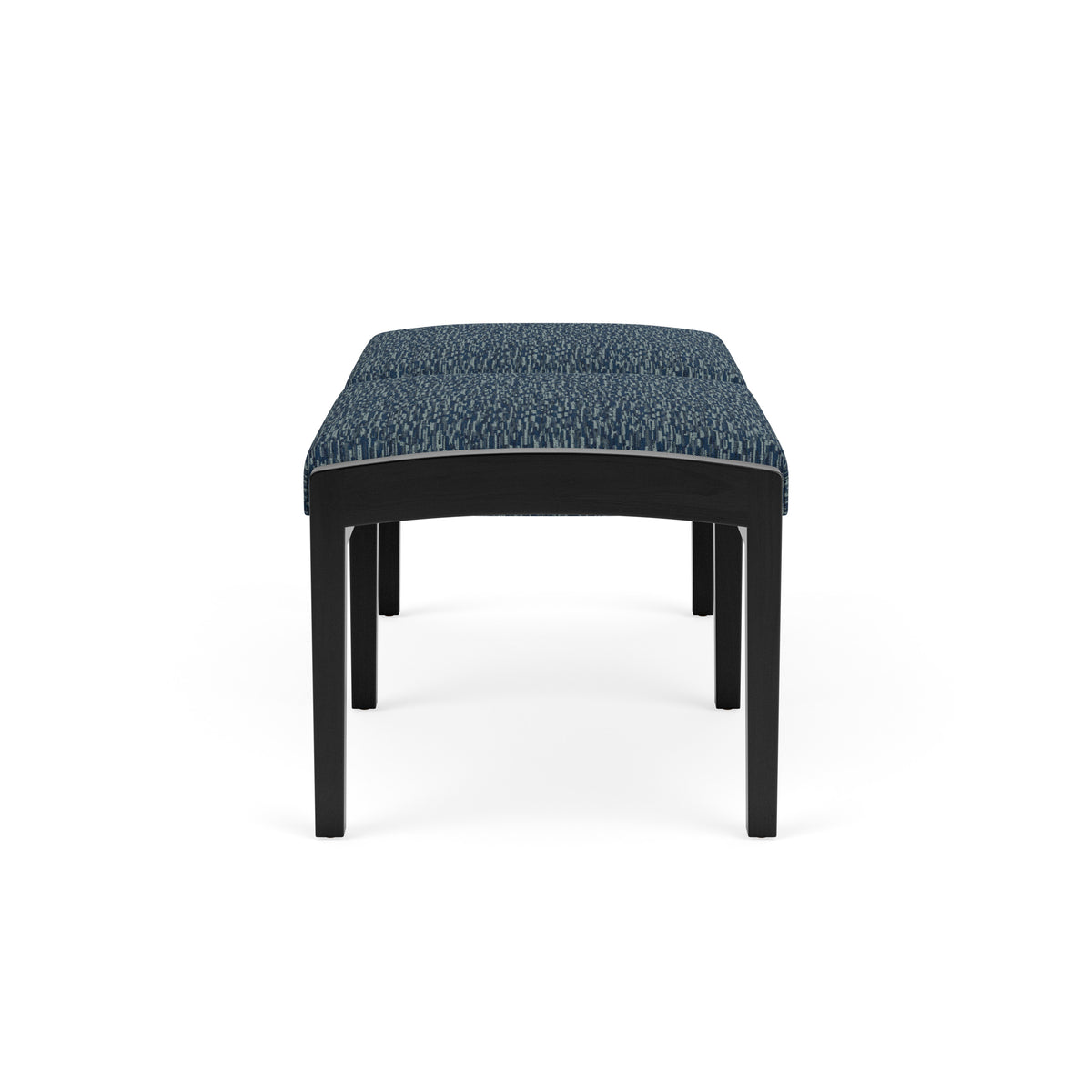 Lenox Wood Waiting Reception 2 Seat Bench Wood Frame