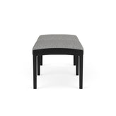 Lenox Wood Waiting Reception 2 Seat Bench Wood Frame