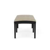 Lenox Wood Waiting Reception 2 Seat Bench Wood Frame