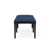Lenox Wood Waiting Reception 2 Seat Bench Wood Frame