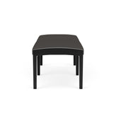 Lenox Wood Waiting Reception 2 Seat Bench Wood Frame
