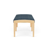 Lenox Wood Waiting Reception 2 Seat Bench Wood Frame