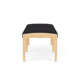 Lenox Wood Waiting Reception 2 Seat Bench Wood Frame