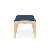 Lenox Wood Waiting Reception 2 Seat Bench Wood Frame