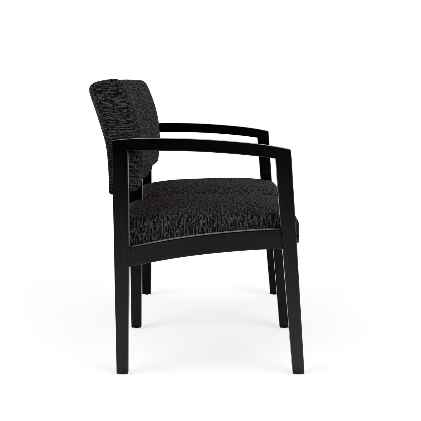 Lenox Wood Waiting Reception 2 Seat Tandem Seating Wood Frame No Center Arm