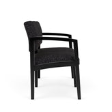 Lenox Wood Waiting Reception 2 Seat Tandem Seating Wood Frame No Center Arm