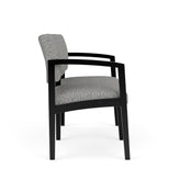 Lenox Wood Waiting Reception 2 Seat Tandem Seating Wood Frame No Center Arm