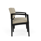 Lenox Wood Waiting Reception 2 Seat Tandem Seating Wood Frame No Center Arm