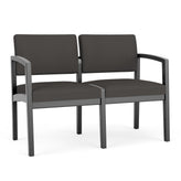 Lenox Wood Waiting Reception 2 Seat Tandem Seating Wood Frame No Center Arm