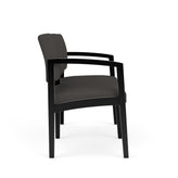 Lenox Wood Waiting Reception 2 Seat Tandem Seating Wood Frame No Center Arm