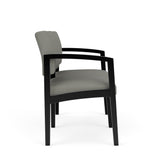 Lenox Wood Waiting Reception 2 Seat Tandem Seating Wood Frame No Center Arm