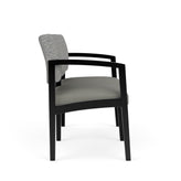 Lenox Wood Waiting Reception 2 Seat Tandem Seating Wood Frame No Center Arm