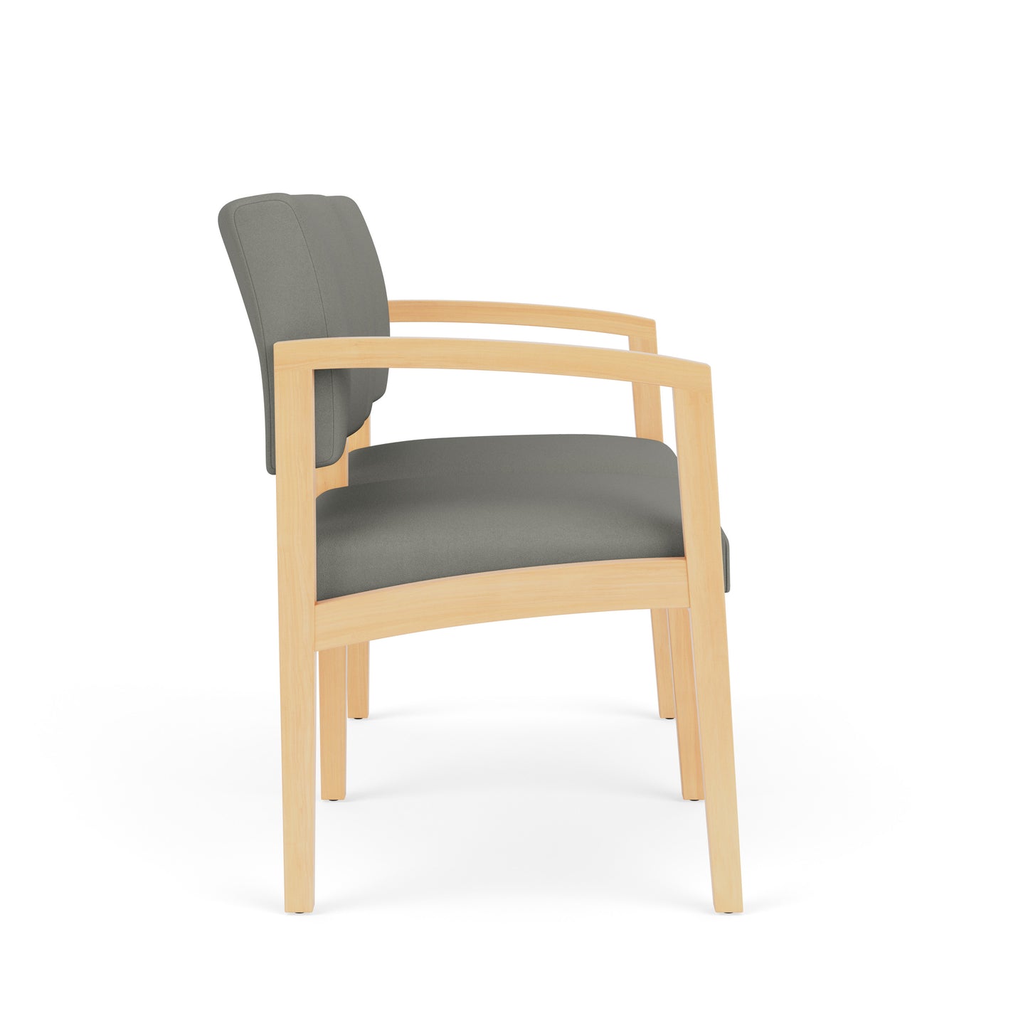 Lenox Wood Waiting Reception 2 Seat Tandem Seating Wood Frame No Center Arm