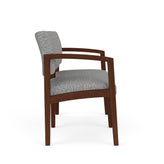Lenox Wood Waiting Reception 2 Seat Tandem Seating Wood Frame No Center Arm