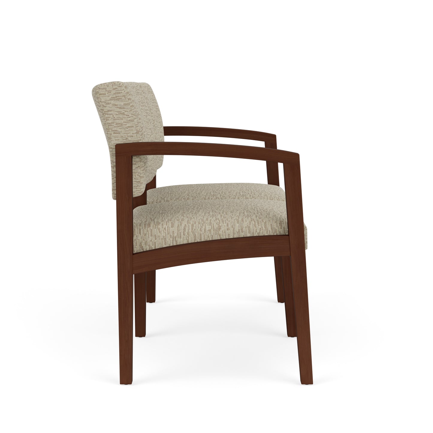 Lenox Wood Waiting Reception 2 Seat Tandem Seating Wood Frame No Center Arm