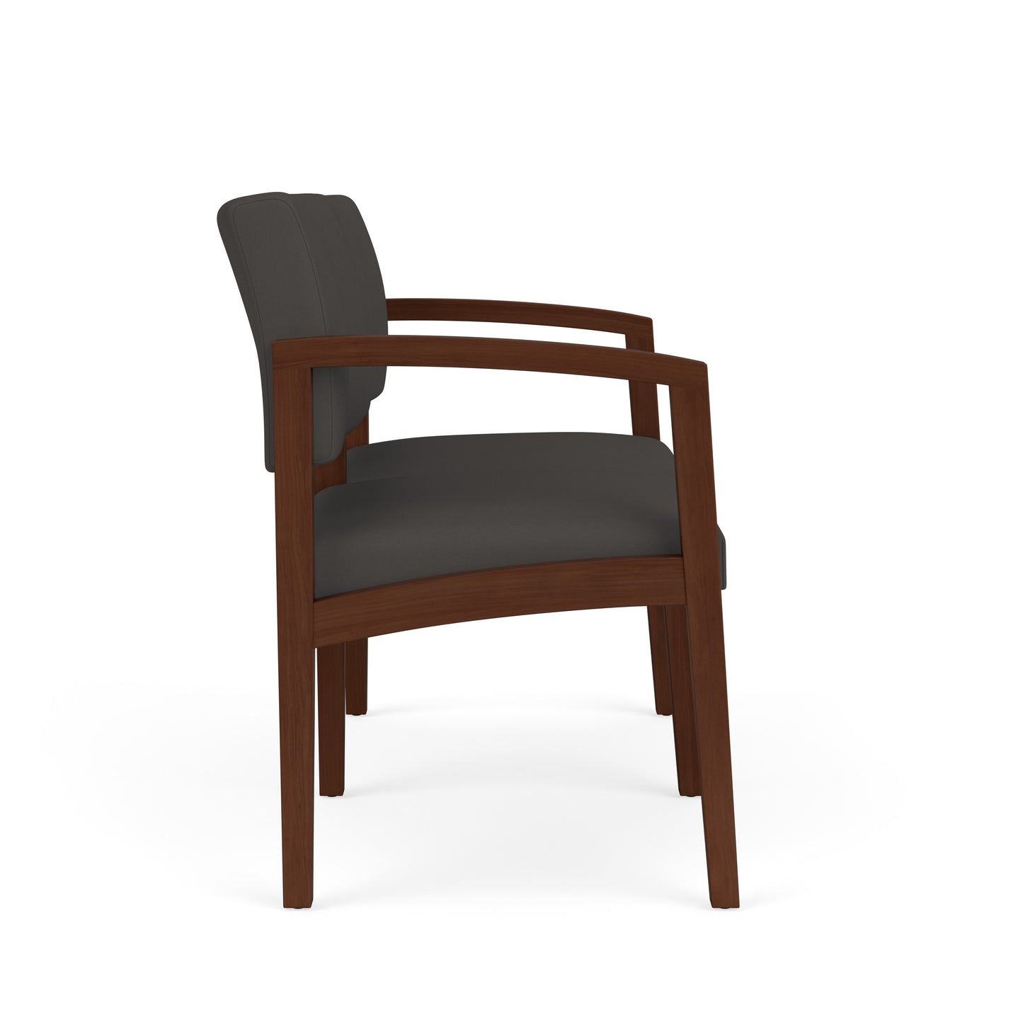 Lenox Wood Waiting Reception 2 Seat Tandem Seating Wood Frame No Center Arm
