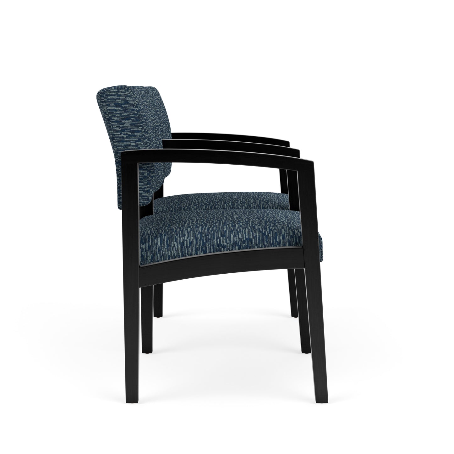 Lenox Wood Waiting Reception 2 Seat Tandem Seating Wood Frame