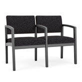 Lenox Wood Waiting Reception 2 Seat Tandem Seating Wood Frame
