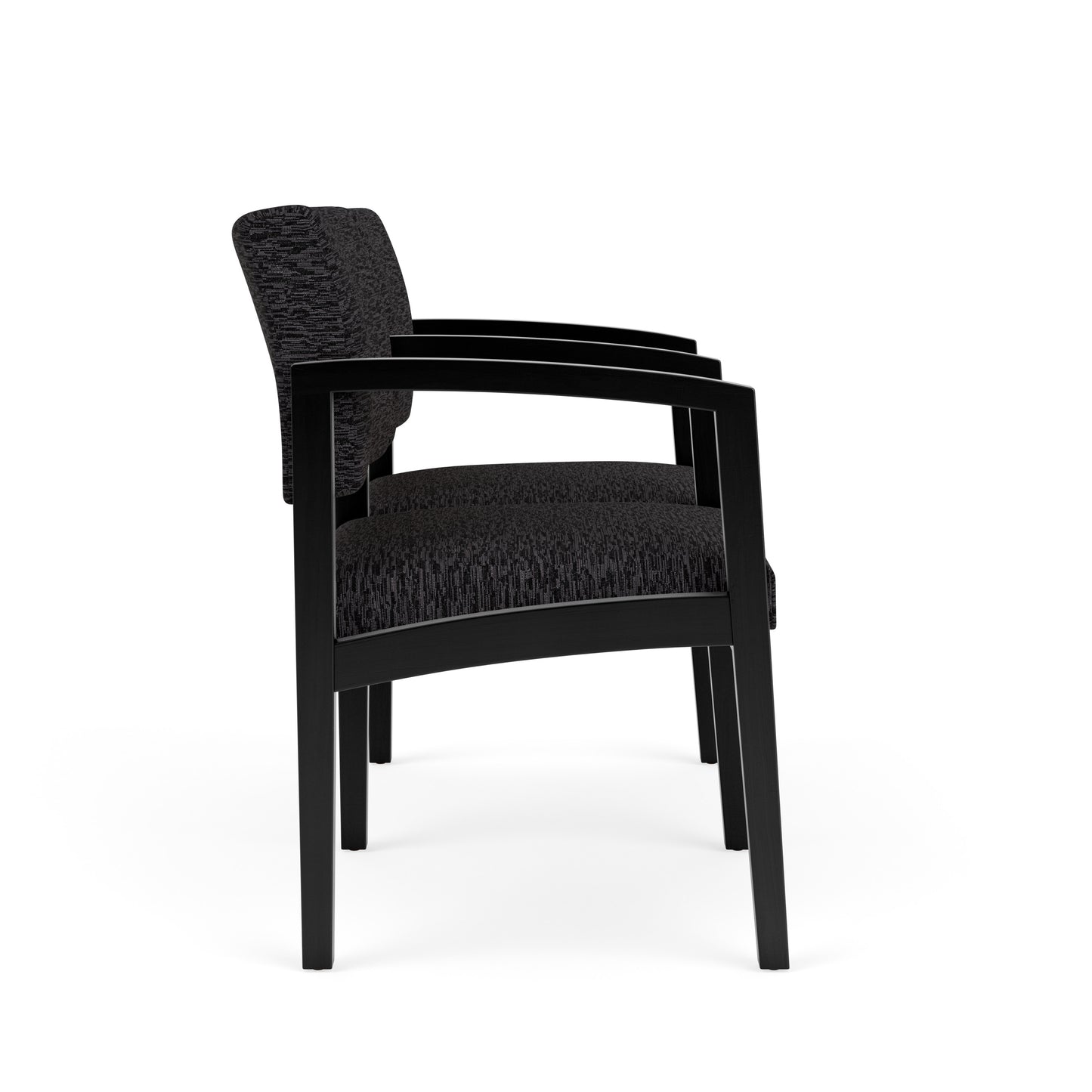 Lenox Wood Waiting Reception 2 Seat Tandem Seating Wood Frame