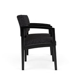 Lenox Wood Waiting Reception 2 Seat Tandem Seating Wood Frame
