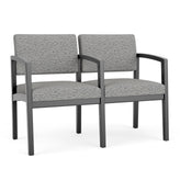Lenox Wood Waiting Reception 2 Seat Tandem Seating Wood Frame