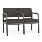 Lenox Wood Waiting Reception 2 Seat Tandem Seating Wood Frame