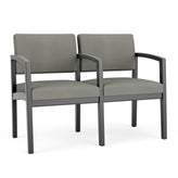 Lenox Wood Waiting Reception 2 Seat Tandem Seating Wood Frame