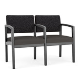 Lenox Wood Waiting Reception 2 Seat Tandem Seating Wood Frame