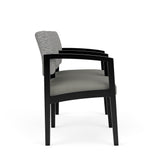 Lenox Wood Waiting Reception 2 Seat Tandem Seating Wood Frame