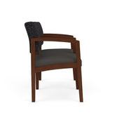 Lenox Wood Waiting Reception 2 Seat Tandem Seating Wood Frame