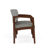 Lenox Wood Waiting Reception 2 Seat Tandem Seating Wood Frame