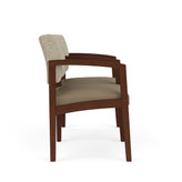 Lenox Wood Waiting Reception 2 Seat Tandem Seating Wood Frame